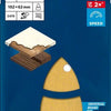 Bosch accessoires expert c470 schuurpapier voor multischuurmachines 102 x 62 mm, 93 mm, k180 10-delig - 1 stuk(s) - 2608900889