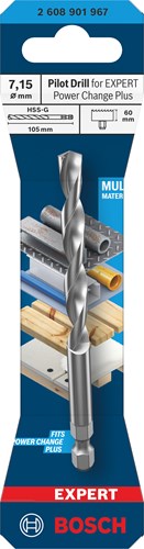 Bosch accessoires expert centreerboor hss-g | 7,15x105 mm - 2608901967 - afbeelding 2