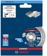 Bosch accessoires expert hardceramic 76 mm diamantdoorslijpschijf 76 x 1,5 x 10 mm - 1 stuk(s) - 2608902391 - afbeelding 2