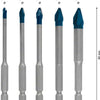 Bosch accessoires expert hardceramic hex-9 boorset 4 5 6 8 10 mm 5-delig - 1 stuk(s) - 2608900597