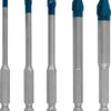 Bosch accessoires expert hardceramic hex-9 boorset 4 5 6 8 10 mm 5-delig - 1 stuk(s) - 2608900597