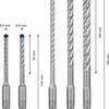 Bosch accessoires expert sds plus-7x hamerboor 5 6 6 8 10 mm 5-delig - 2608900197