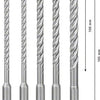 Bosch accessoires expert sds plus-7x hamerboor 6 6 8 8 10 mm 5-delig - 2608900198