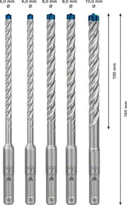 Bosch expert sds plus-7x hamerboorset 6 6 8 8 10 mm 5-delig - afbeelding 2