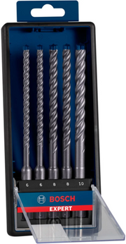 Bosch expert sds plus-7x hamerboorset 6 6 8 8 10 mm 5-delig - afbeelding 1