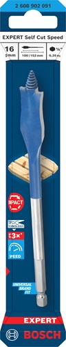 Bosch accessoires expert speedboor self cut speed | zeskantschacht | 16 x 152 mm - 2608902091 - afbeelding 2