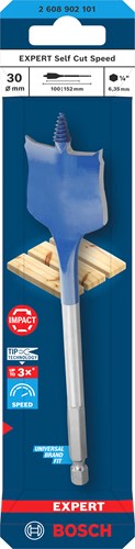 Bosch accessoires expert speedboor self cut speed | zeskantschacht | 30 x 152 mm - 2608902101 - afbeelding 2