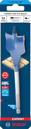 Bosch accessoires expert speedboor self cut speed | zeskantschacht | 32 x 152 mm - 2608902102 - afbeelding 2