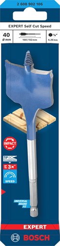 Bosch accessoires expert speedboor self cut speed | zeskantschacht | 40 x 152 mm - 2608902106 - afbeelding 2