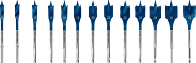 Bosch blauw bosch accessoires expert speedborenset self cut speed | 13-delig | 10, 12, 13, 14, 16, 18, 20, 22, 24, 25, 28, 30, 32 mm - 2608902112