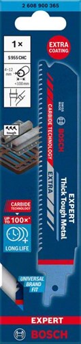 Bosch accessoires expert ‘thick tough metal’ s 955 chc reciprozaagblad 1 stuk - 1 stuk(s) - 2608900365