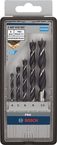 Bosch accessoires bosch profesional - pro wood boorset met centreerpunt, 5-delig