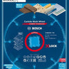 Bosch accessoires multimaterial multi wheel x-lock doorslijpschijf 125 mm + multiconstruction universeelborenset - 061599765r