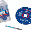 Bosch accessoires multimaterial multi wheel x-lock doorslijpschijf 125 mm + multiconstruction universeelborenset - 061599765r