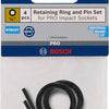 Bosch accessoires pin en ring 3 4 krachtdoppen | 4 stuks - 2608003067
