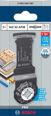 Bosch accessoires pro aiz 32 apib invalzaagblad | 32 x 50 mm | 5 stuks - 2608669067 - afbeelding 1