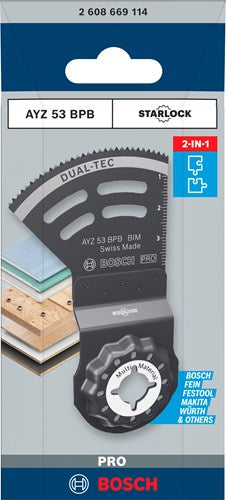 Bosch accessoires pro ayz 53 bpb multitool zaagblad | 53 x 40 mm - 2608669114