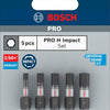 Bosch accessoires pro h impact bits | h3 | h4 | h5 (x2) | h6 | 25 mm | 5 stuks - 2608521u59