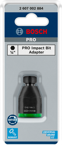 Bosch accessoires pro impact-bitadapter | 1 2 - 2607002884