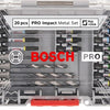 Bosch accessoires pro impact metal set | 20-dlg. - 2608521u84