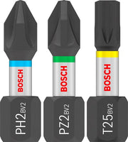 Bosch accessoires pro impact schroefbitset | ph2 (x5) | pz2 (x5) | t20 (x5) | t25 (x5) | t30 (x5) | 25 mm | 25 stuks - 2608521u63 - afbeelding 2
