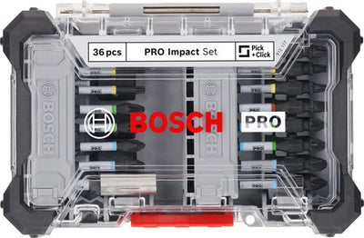 Bosch accessoires pro impact screwdriver bit set | 36 pcs - 2608521u73