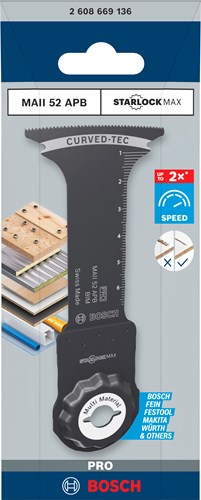 Bosch accessoires bosch maii 52 apb - multifunctioneel zaagblad - starlock max - bimetalen constructie