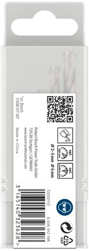 Bosch accessoires pro metal hss-g spiraalboorset | 5-delig - 2607019114 - afbeelding 2