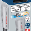 Bosch accessoires pro multi material pc plus gatzaag | 35 mm - 2608594378