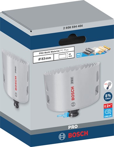 Bosch accessoires bosch pro multi material pc plus gatzag 83 mm - 2608594404