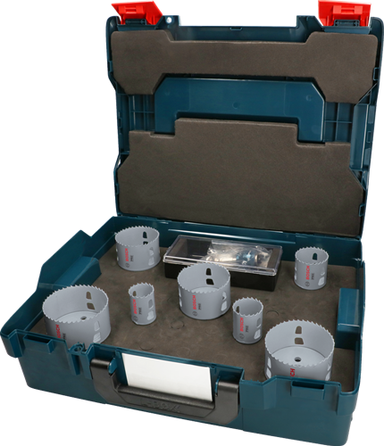 Bosch accessoires pro multi material pc plus hole saw set | 13 pcs - 2608594433