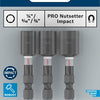 Bosch accessoires pro nutsetter impact | dop | 1 4 x 50 mm | 5 16 x 50 mm | 3 8 x 50 mm | 3-delig - 2608521u65