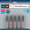 Bosch accessoires pro p2r2 impact bit | 55 mm | 5-delig - 2608522527