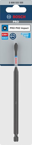 Bosch accessoires pro phillips slagschroefbit | ph2 | 150 mm - 2608522525 - afbeelding 1