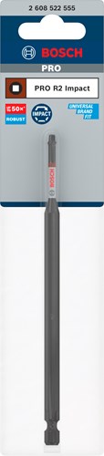 Bosch accessoires pro robertson slagschroefbit | r2 | 150 mm - 2608522555