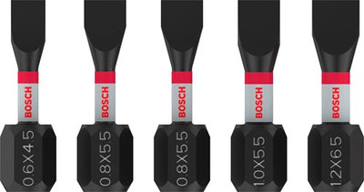 Bosch accessoires pro sl impact bits | sl4.5 | sl5.5 (x2) | sl5.5 | sl6.5 | 25 mm | 5 stuks - 2608521u60