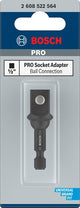 Bosch accessoires pro socket adapter met kogelaansluiting | 1 2 | 50 mm - 2608522564