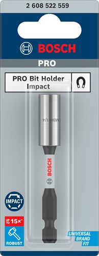 Bosch accessoires pro standard bit holder impact | 75 mm - 2608522559