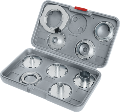 Bosch accessoires pro template guide set metrisch voor bovenfrees | 9-delig - 2608190064