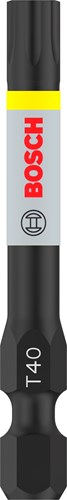 Bosch accessoires pro torx slagschroefbit | t40 | 55 mm | 2 stuks - 2608522533 - afbeelding 2