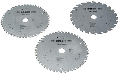 Bosch accessoires pro wood cirkelzaagbladen | 160mm | 3 stuks - 2608644729