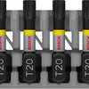 Bosch accessoires schroefbit impact control t20, 25 mm 8x - 2608522380