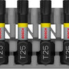 Bosch accessoires schroefbit impact control t25, 25 mm 8x - 2608522381