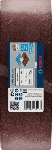 Bosch accessoires schuurbanden redwood | 75 x 533 mm | k40 | per 10 | 2608606080 - 2608606080 - afbeelding 2