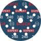 Bosch accessoires schuurschijf o780 | 125 mm | g240 - 2608902421