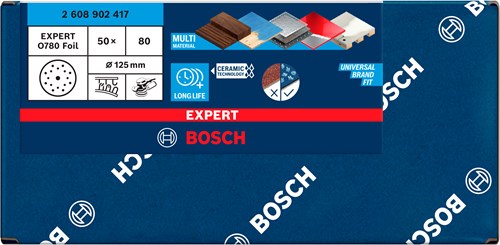 Bosch accessoires schuurschijf o780 | 125 mm | g80 - 2608902417