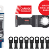 Bosch accessoires starlock aiz 32 apib bim, wood+metal, curved-tec 32 x 50 - 10 stuks verpakking + expert aiz 32 apilt - 2608902398