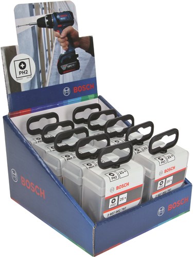 Bosch accessoires tictac 25x extra hard ph2 25mm - 2607002797