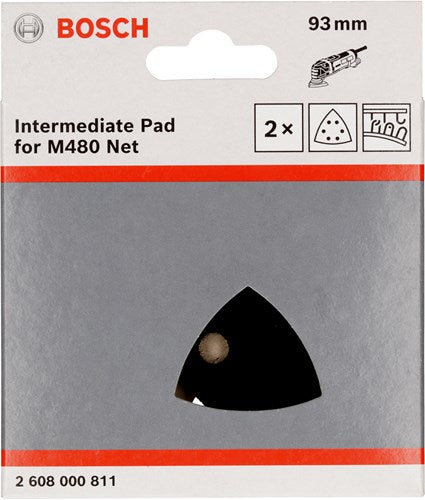 Bosch accessoires bosch accessories 2608000811 tussenlaag pad saver 93x93mm 2 st