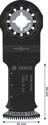 Bosch accessoires wood zaagblad aiz 32 bspc | starlock | 32 x 50 mm - 2608669246
